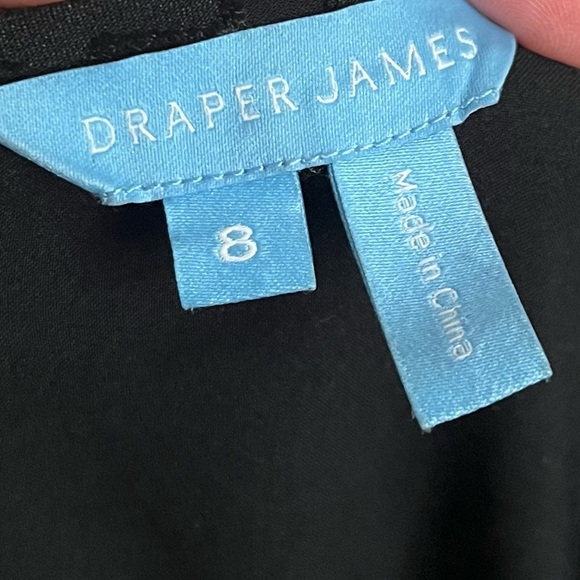 Draper James • Black Belle Meade Leopard Print Blouse - Picture 8 of 11